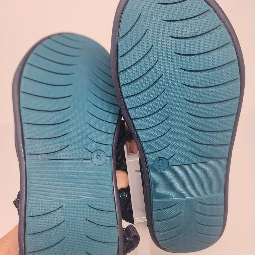 All in Motion Lumi Sandals Kids 6 Navy Blue Recycled‎ Strappy Sporty Hiking NWT